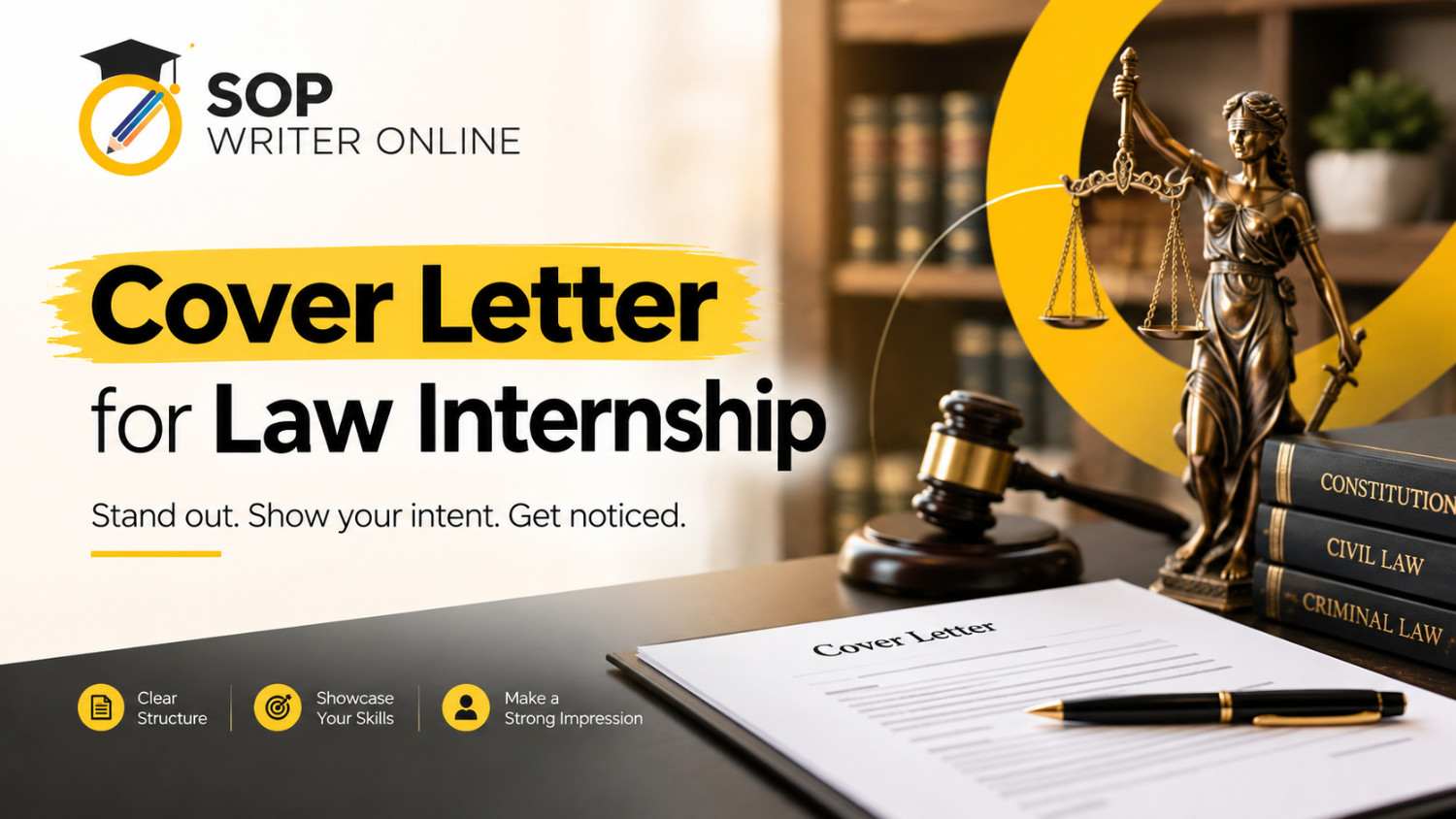 Cover Letter for Law Internship | A Complete Guide for U.S. Law Students