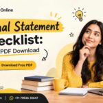 Personal Statement & SOP Checklist: Free PDF Download