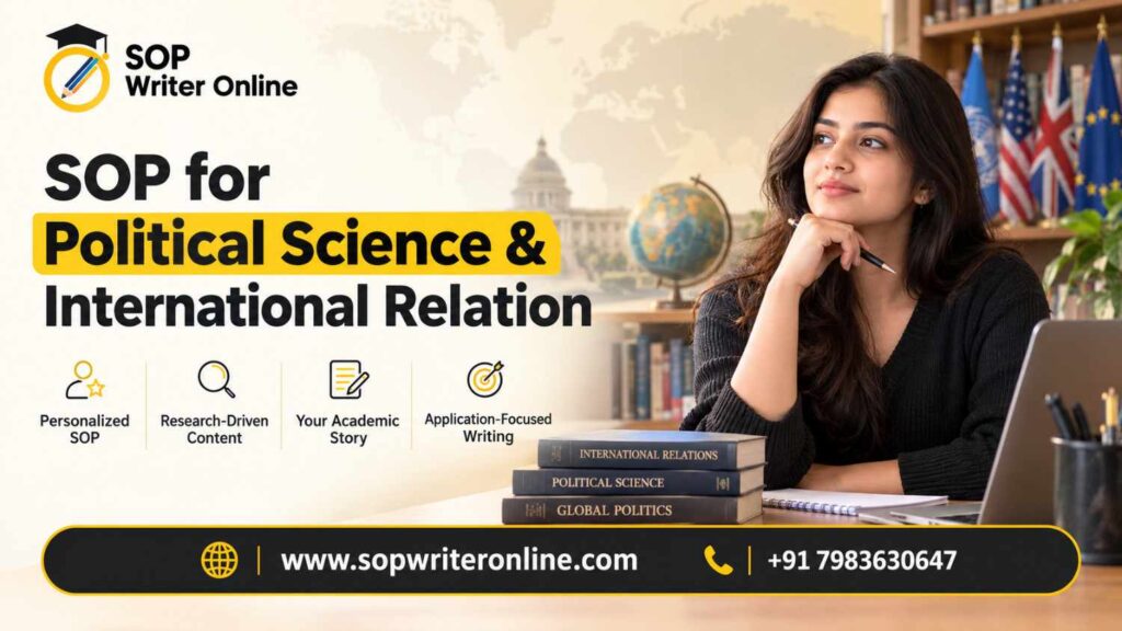 SOP for Political Science & International Relation
