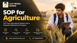 SOP for Agriculture | Best SOP Writing