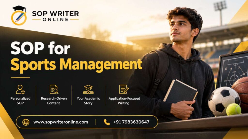 SOP for Sports Management | Top SOP Writing Service
